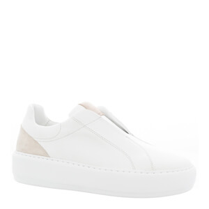 Carl Scarpa Mabel White Leather Trainers